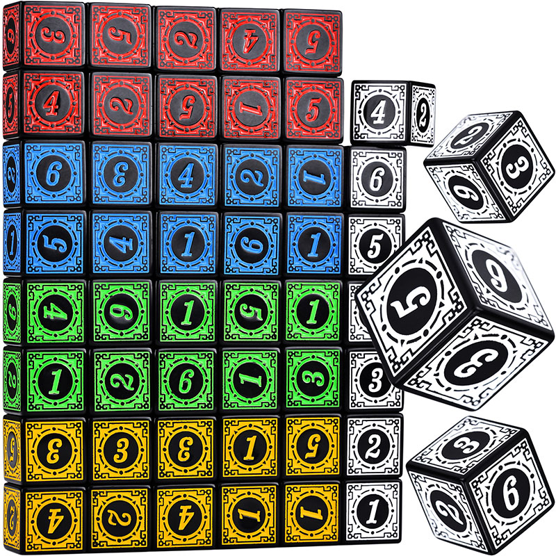 Board Game Dungeons And Dragons - 10 개/대 아크릴 주사위 세트 D6
