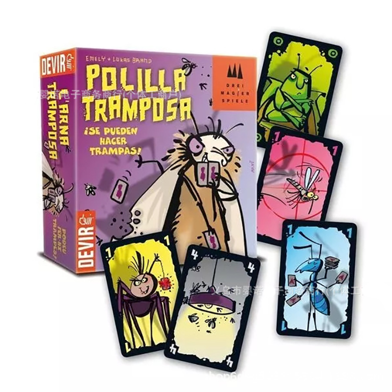 Board Game Viral - 모겔 모테 폴리야 트라엠포사 카드 게임