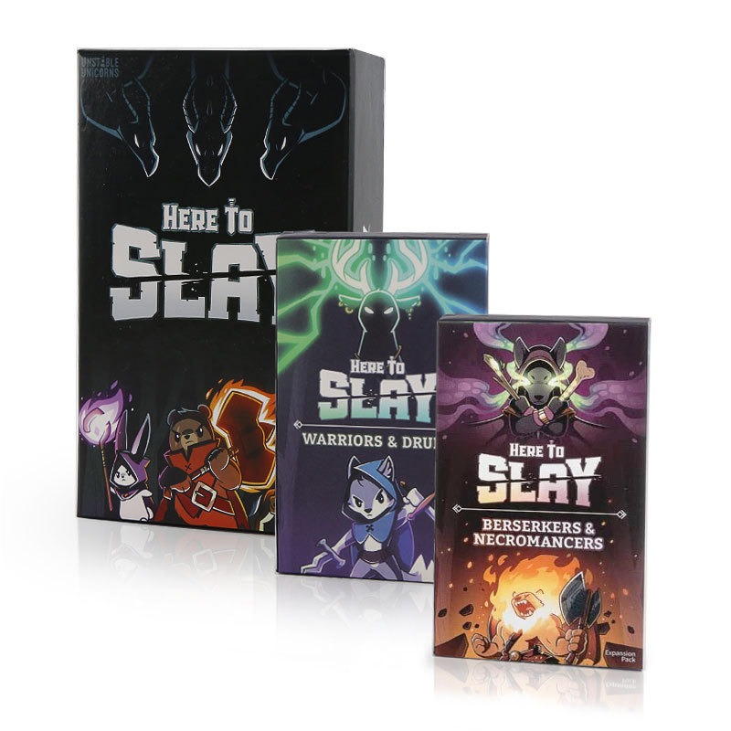 Board Game Here To Slay - 불안정한 게임들 슬레이 슬레이 싸움 전략