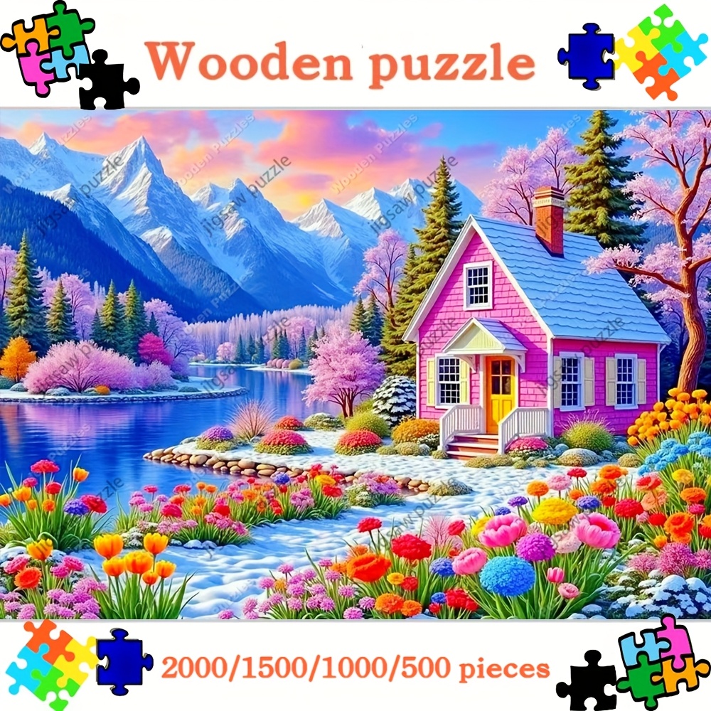 Jigsaw Puzzle Adult - 2000/1500/1000/500조각 성인용 나무 직소 퍼즐 -