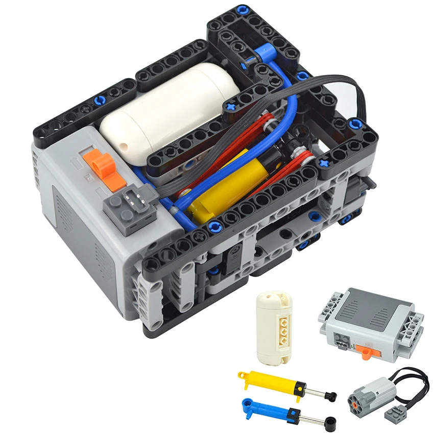 Lego Set Technic - 새로운 벽돌 기술 공압 자동 전기