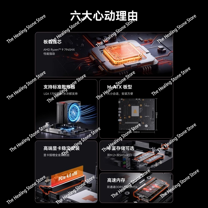 Board Game Live - (MINISFORUM) BD795M 온보드 라이젠 r9-7945HX ITX