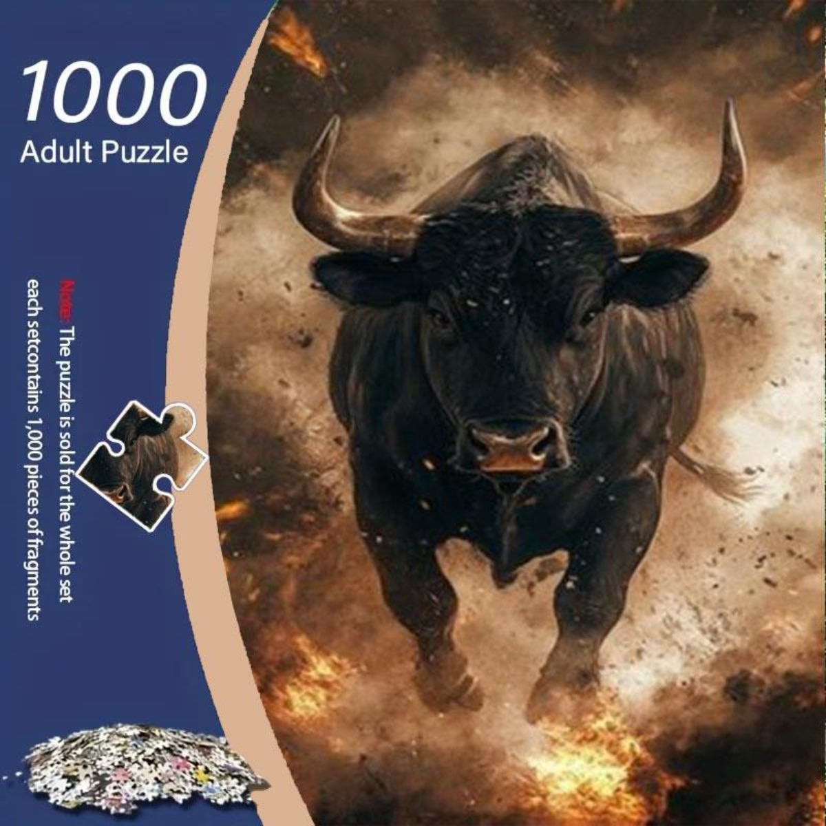 Jigsaw Puzzle Adult - 1000피스 성인용 퍼즐 - 연기 속의