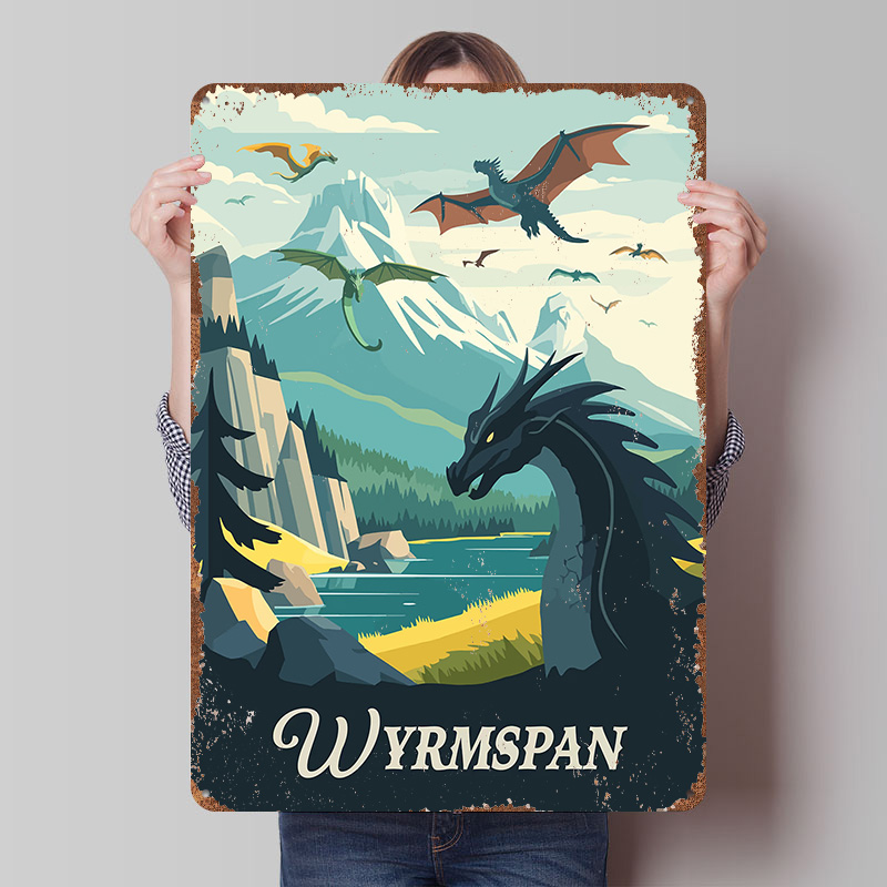 Board Game Live - Wyrmspan 보드 게임에서 영감을 받은 포스터