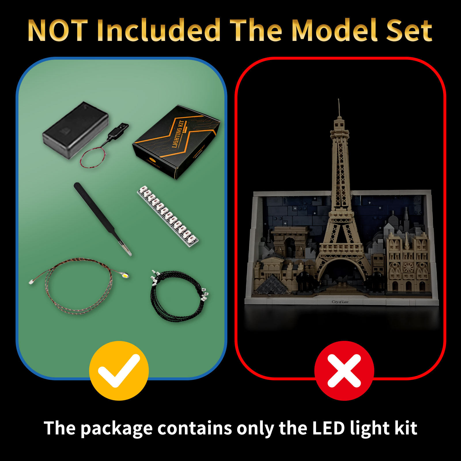 LYBMTWF LED 조명 키트는 레고 21064 파리 - Lego Set Technic 리뷰 및 가격