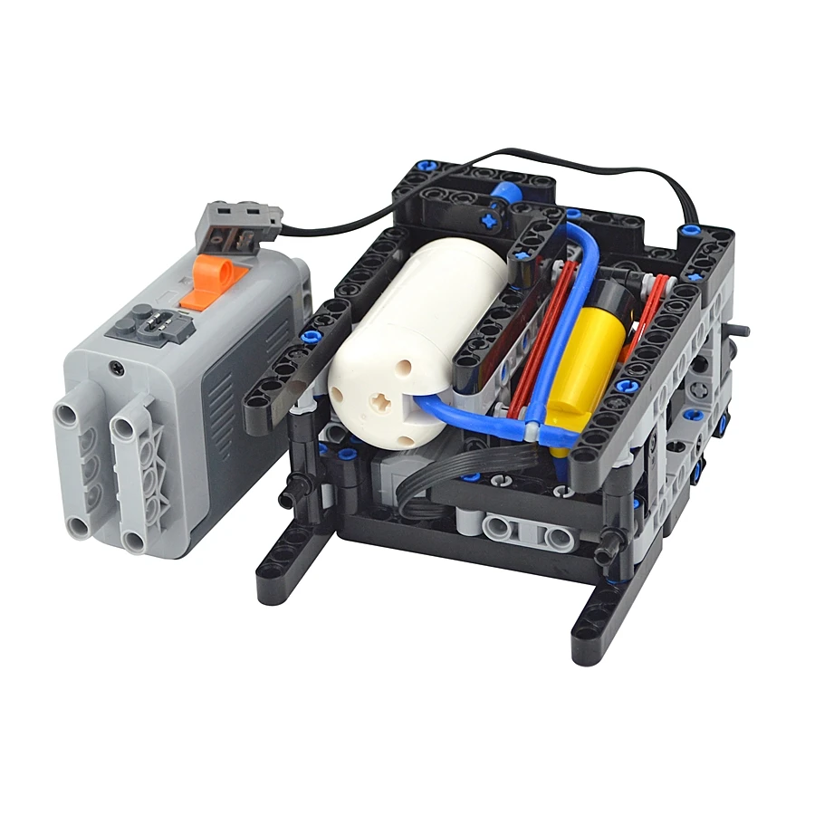 새로운 벽돌 기술 공압 자동 전기 압축기 빌딩 블록 모 - Lego Set Technic 리뷰 및 가격