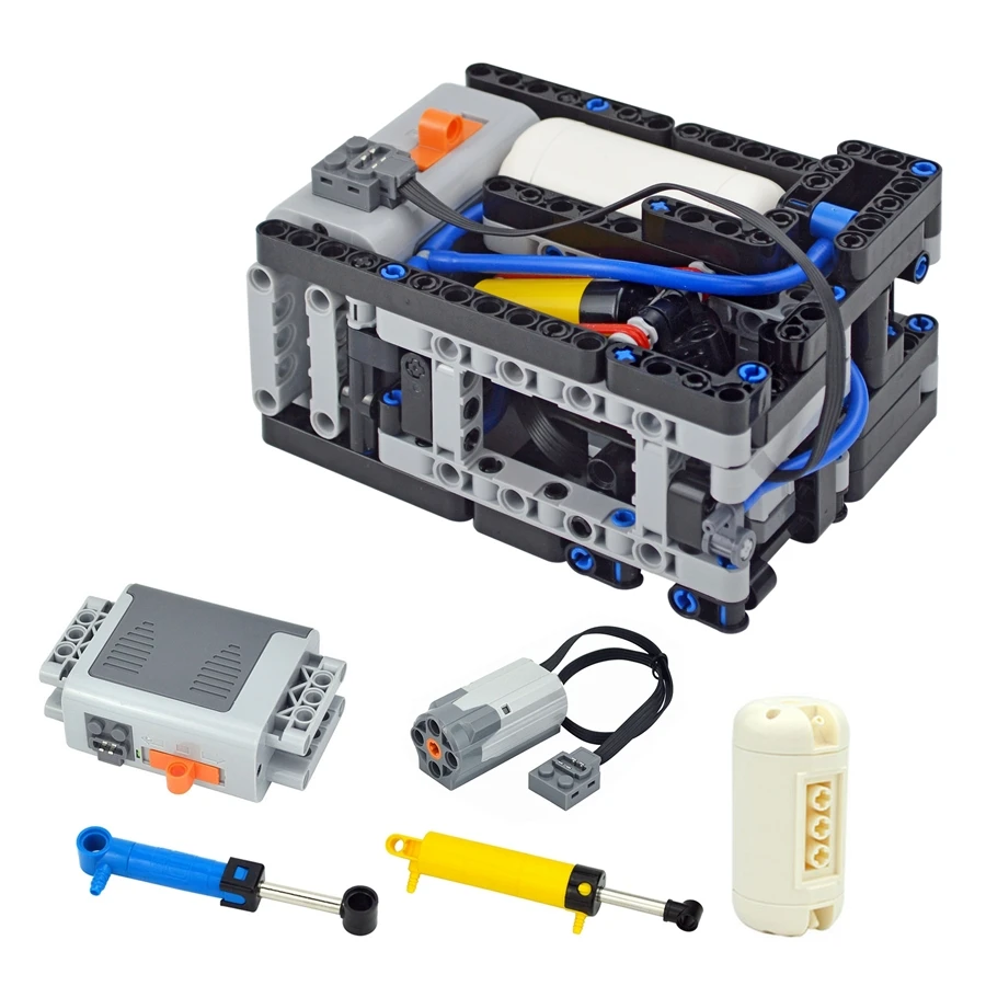 새로운 벽돌 기술 공압 자동 전기 압축기 빌딩 블록 모 - Lego Set Technic 리뷰 및 가격