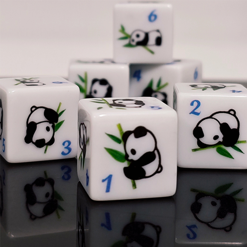팬더 인쇄 6면 게임 주사위 16mm 오지 보드 게임/ - Board Game Print 리뷰 및 가격
