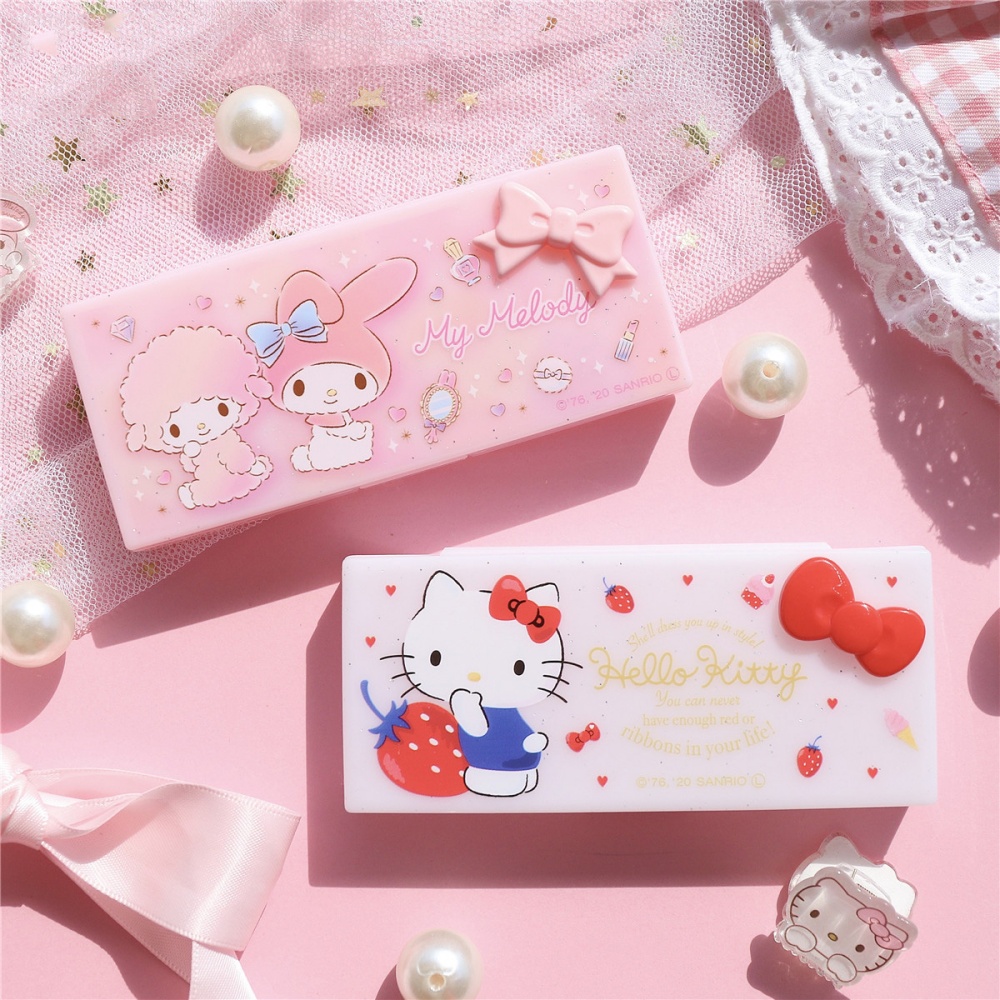 정품 산리오 미니 수납함 헬로키티 멜로디 휴대용 머리핀 - Game Storage Box 리뷰 및 가격