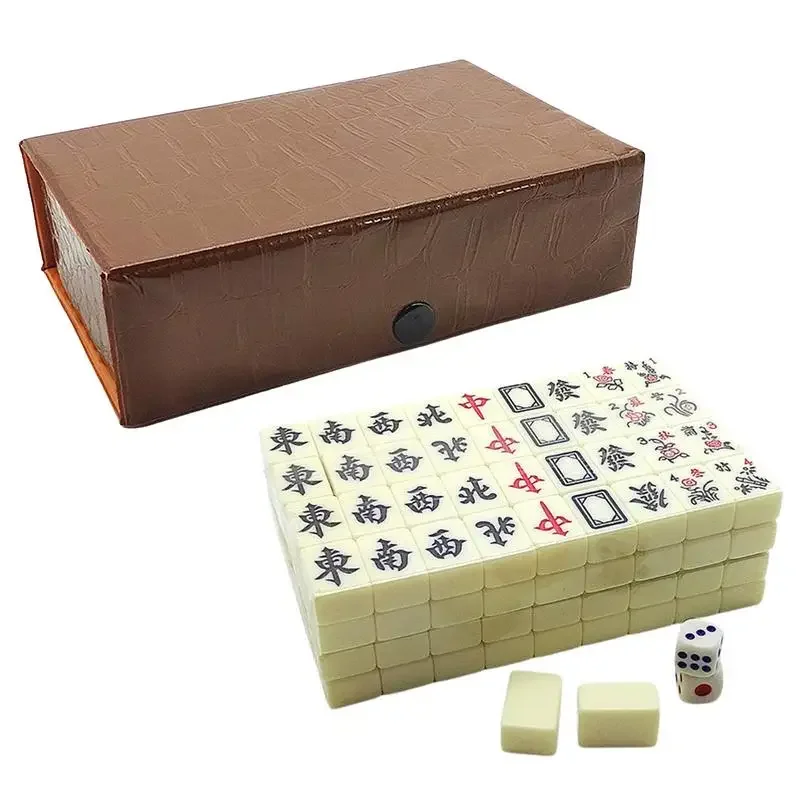 중국 마작 게임 세트 144개의 흰색 새겨진 미니 타일 - Board Game Mahjong 리뷰 및 가격