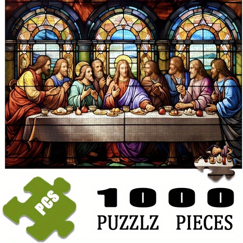 종교적 장면 최후의 만찬 종이 퍼즐 1000조각 - 가 - Jigsaw Puzzle Adult 리뷰 및 가격