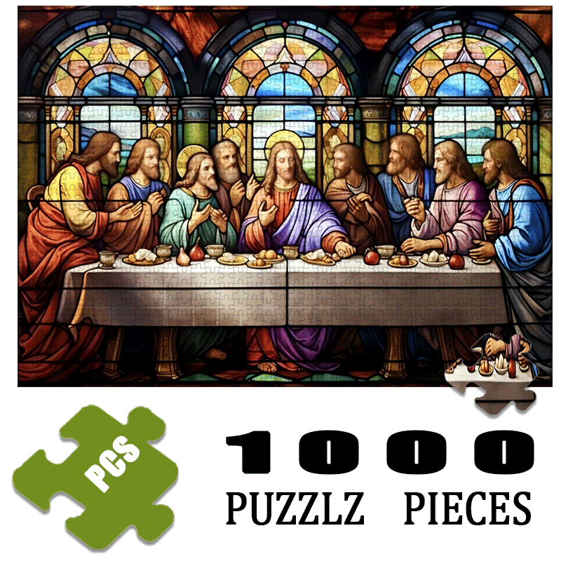 종교적 장면 최후의 만찬 종이 퍼즐 1000조각 - 가 - Jigsaw Puzzle Adult 리뷰 및 가격