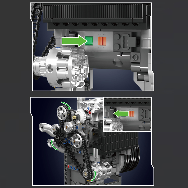 몰드 킹 10215 슈퍼카 엔진 빌딩 블록 조립 스포츠 - Lego Set Technic 리뷰 및 가격
