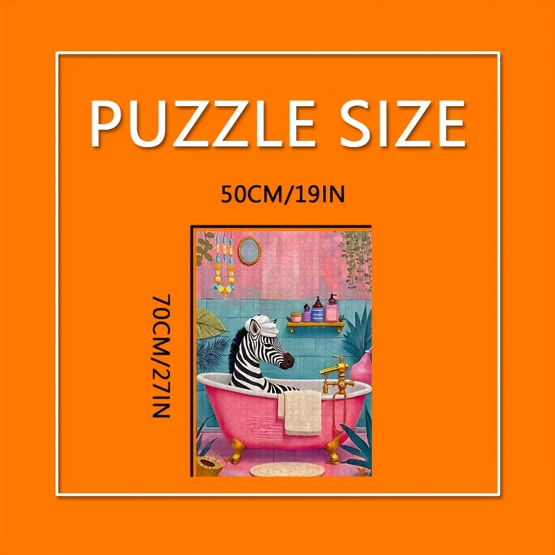 1000피스 버블 목욕 속의 얼룩말 직소 퍼즐 (성인용 - Jigsaw Puzzle Adult 리뷰 및 가격
